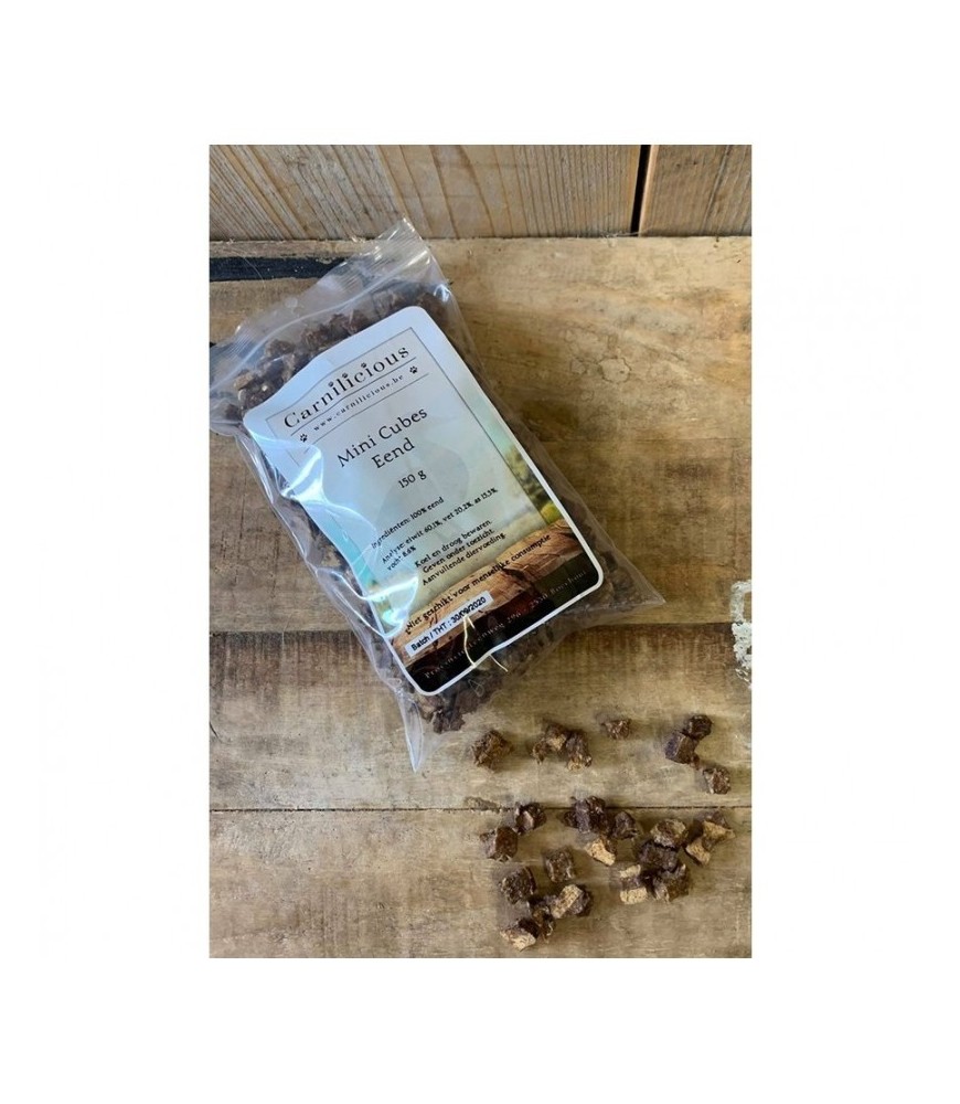 Carnilicious Soft Cubes Eend – Zachte, Puur Eend Trainingssnack voor Honden