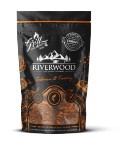 Riverwood Grillmaster Kalkoen/Zalm – Ambachtelijk Gegrilde, Graanvrije Vleesstrips van Kalkoen en Zalm