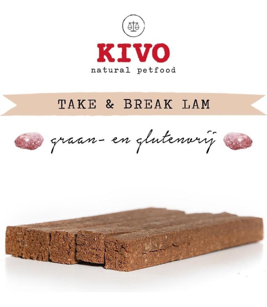 Kivo Take & Break Lam – Makkelijk Breekbare Trainingssnack voor Honden