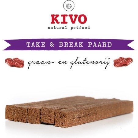Take & Break Paard – Makkelijk Breekbare Trainingssnack voor Gevoelige Honden