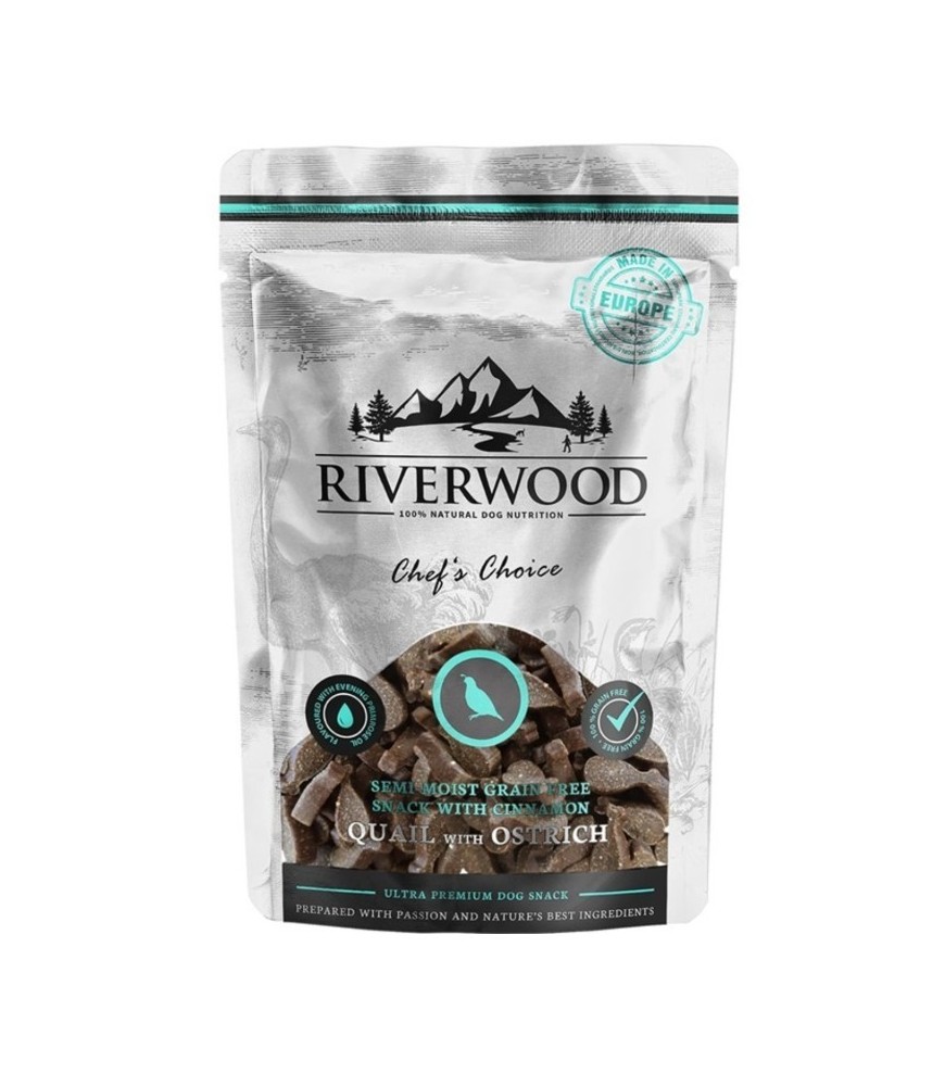 Riverwood Snack Chef's Choice - Kwartel & Struisvogel