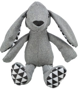 Trixie Geluidsarme Haas – Knuffelvriend voor Honden die Rust Zoeken