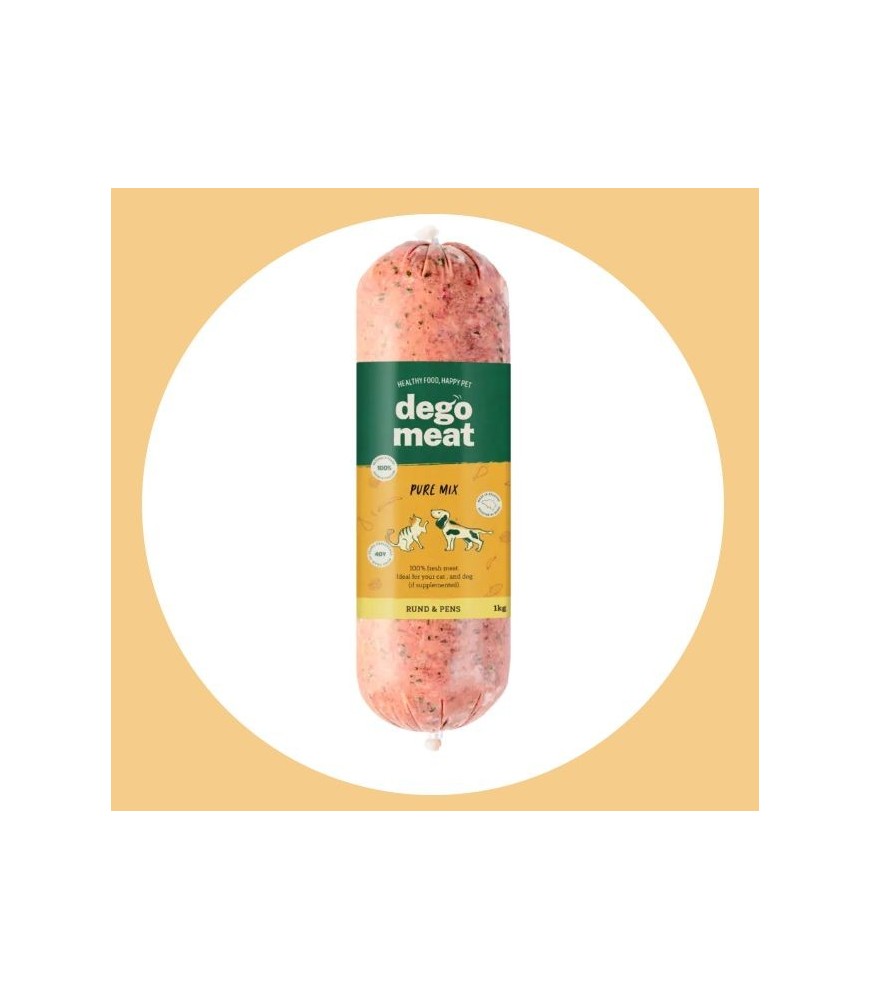 Degomeat Rund & Pens – Voedzaam, puur en smaakvol