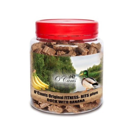 Fitness-Bits van eend met banaan - een heerlijke beloning voor je hond