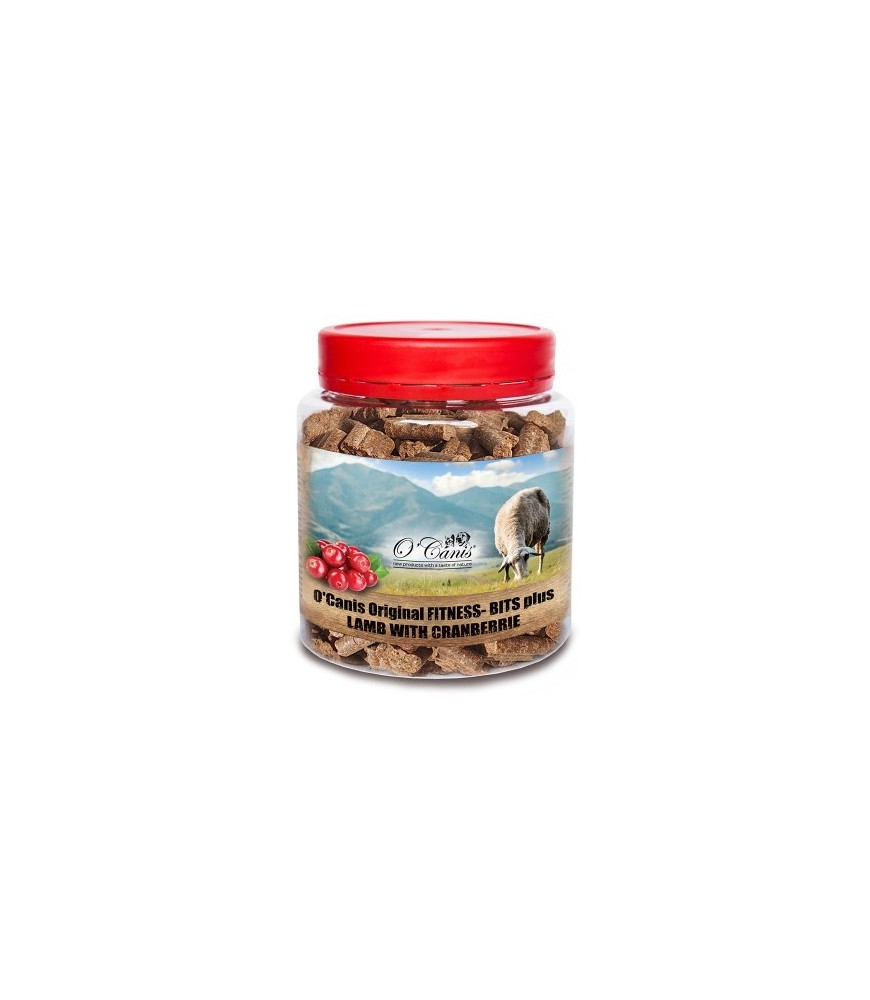 Fitness-Bits Lam met Cranberry – Gezonde, Glutenvrije Trainingssnack voor Honden