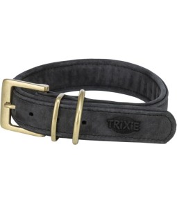 Trixie Pure halsband van nubuck leer – luxe, zacht en duurzaam