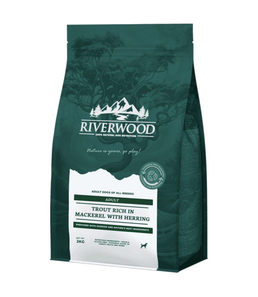 Riverwood Adult Hondenvoer – Trout & Mackerel (Forel & Makreel)