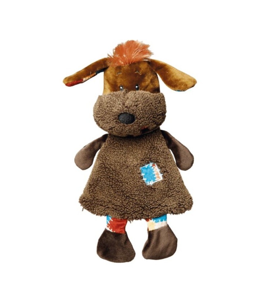 Trixie Pluche Hond – Hondenspeeltje met Pieper & Ritselfolie | Canislufa