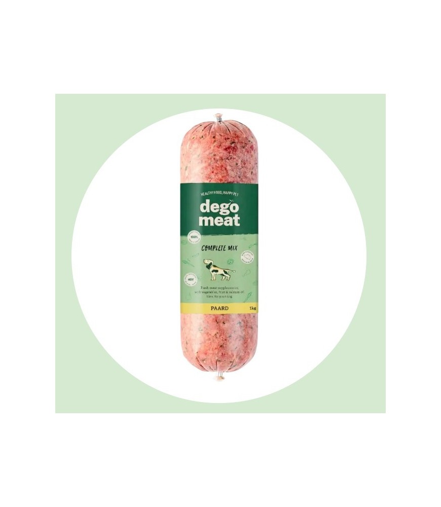 Degomeat Paard Compleet KVV – Hypoallergeen & graanvrij