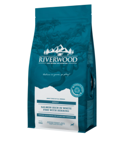 Riverwood Adult Zalm & Witvis met Haring – Graanvrije premium voeding met verse vis